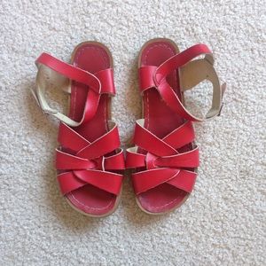 Red Salt water sandals
